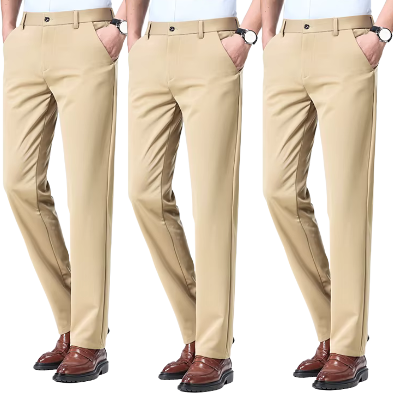 COMPRE 2 LEVE 3 | Calça Social Clássica Alfaiataria + Cinto de Brinde