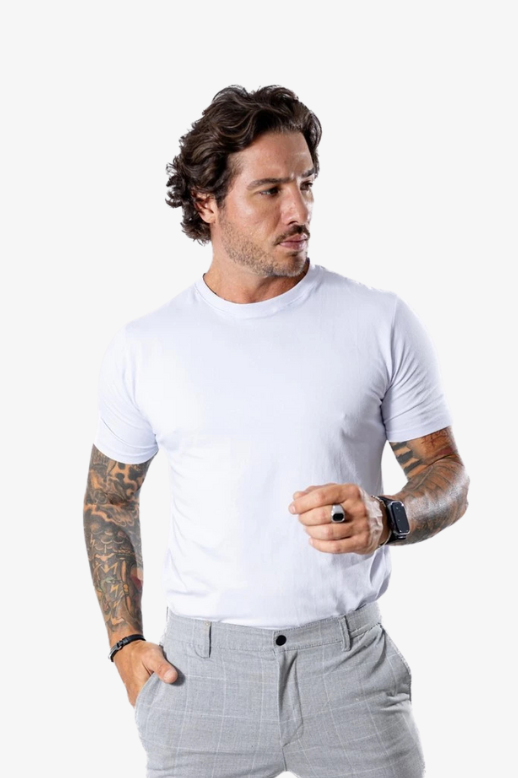 Kit com 2 Camisetas Cotton Tech Elastic
