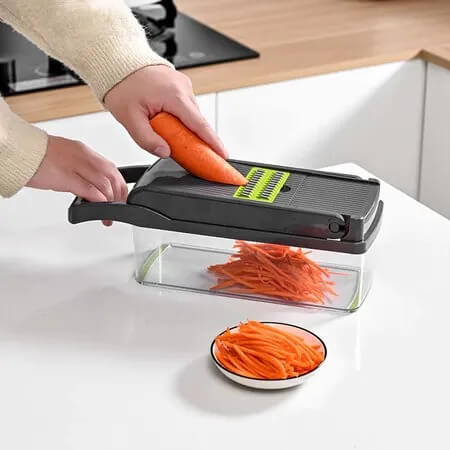 UltraChef™ – Cortador e Fatiador Multifuncional 16 em 1