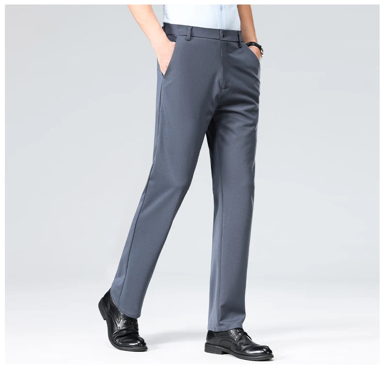 COMPRE 2  LEVE 3 |  Calça Social Clássica Alfaiataria + Cinto de Brinde