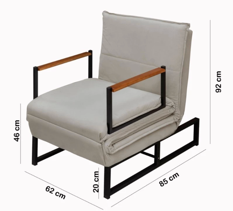 [LEVE 2, PAGUE 1] POLTRONA CAMA MULTIFUNCIONAL 2 EM 1 + BRINDES EXCLUSIVOS !! QUIEMA DE ESTOQUE RESTAM 13 UNIDADES 🔥🔥