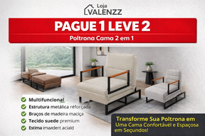 [LEVE 2, PAGUE 1] POLTRONA CAMA MULTIFUNCIONAL 2 EM 1 + BRINDES EXCLUSIVOS !! QUIEMA DE ESTOQUE RESTAM 13 UNIDADES 🔥🔥