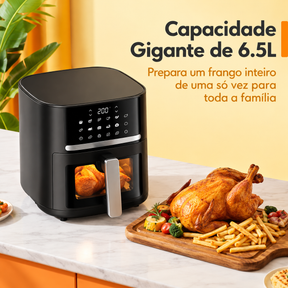 Air Fryer Gaabor 6,5 L Digital com Visor 5 em 1 — Praticidade para Toda a Família + Brinde - ULTIMAS 20 UNIDADES 🚨