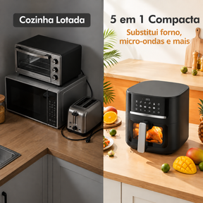 Air Fryer Gaabor 6,5 L Digital com Visor 5 em 1 — Praticidade para Toda a Família + Brinde - ULTIMAS 20 UNIDADES 🚨