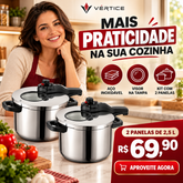 🚨 SÓ HOJE: KIT DE PANELAS COM PRESENTE EXCLUSIVO! Ganhe um Jogo de Pratos na Compra de Kits Acima de R$ 79,90!